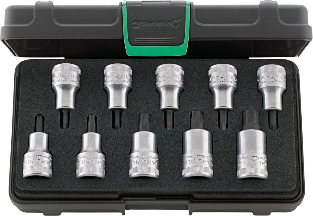 Stahlwille 1/2" Drive TORX® Screwdriver Socket Set 54TX/10 (96032005)