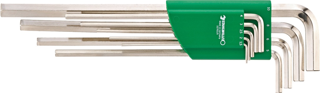 Stahlwille 10765/9 SATZ 9Pcs. HEXAGON KEY WRENCH SET