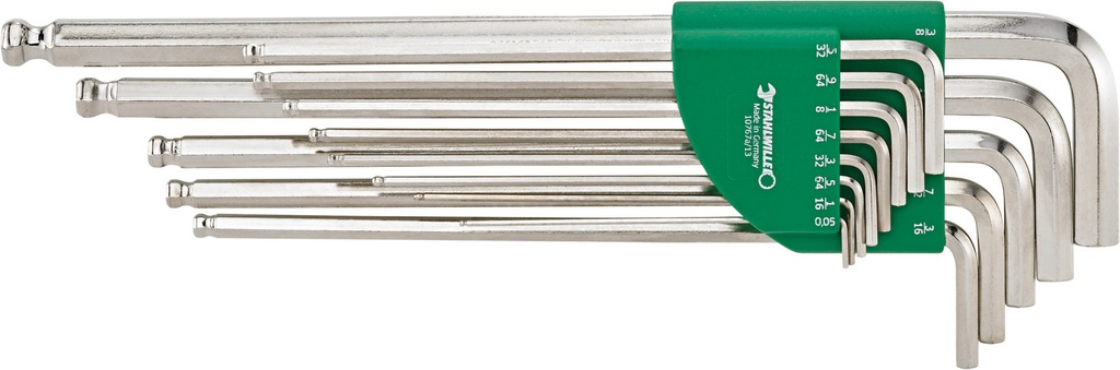 Stahlwille 10767a/13 SATZ 13Pcs. BALL ENDED HEXAGON KEY WRENCH SET