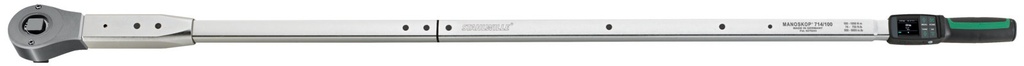Stahlwille 3/4" Drive Torque Wrench MANOSKOP® 714R/100 with angle measurement 100-1000 Nm / 73-735 ft-lb