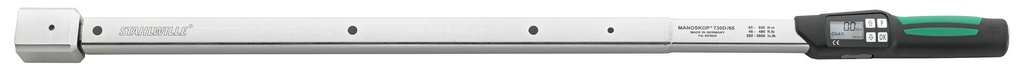 Stahlwille 14x18 mm Insert Torque Wrench MANOSKOP® Electromechanical 730D/65 65-650 Nm / 48-480 ft-lb (96501765)