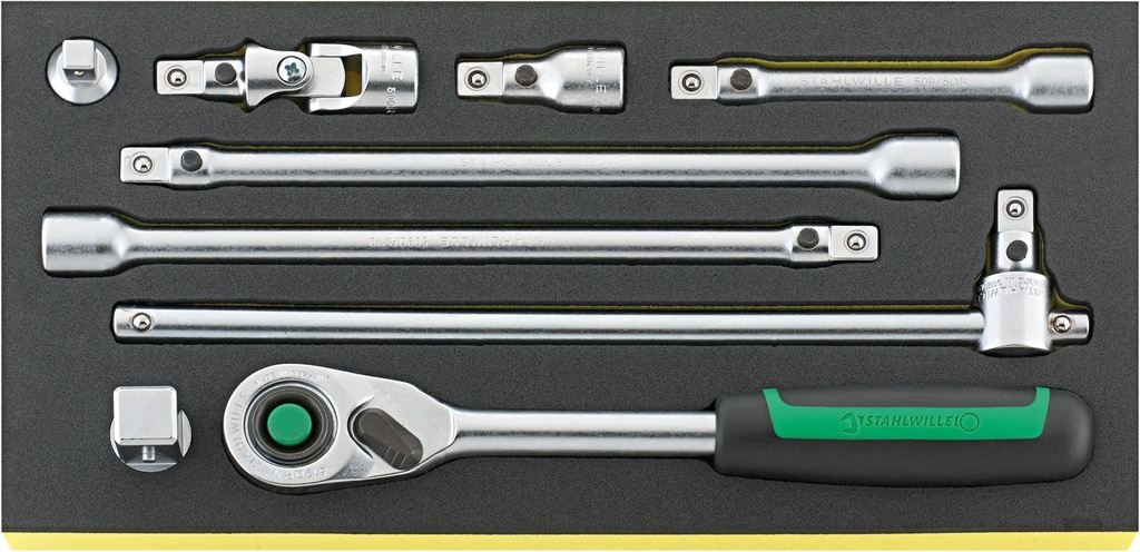 Stahlwille TCS 1/2 Inch-512/9 QR TCS TRAY SET FOR 1/2" CONTROL TOOLS