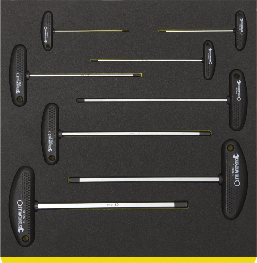 Stahlwille TCS 10768/8 T-HANDLE SCREWDRIVER SET 3C