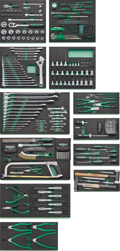Stahlwille 821/12 TRAY TCS 1/2" WITH TOOL SET