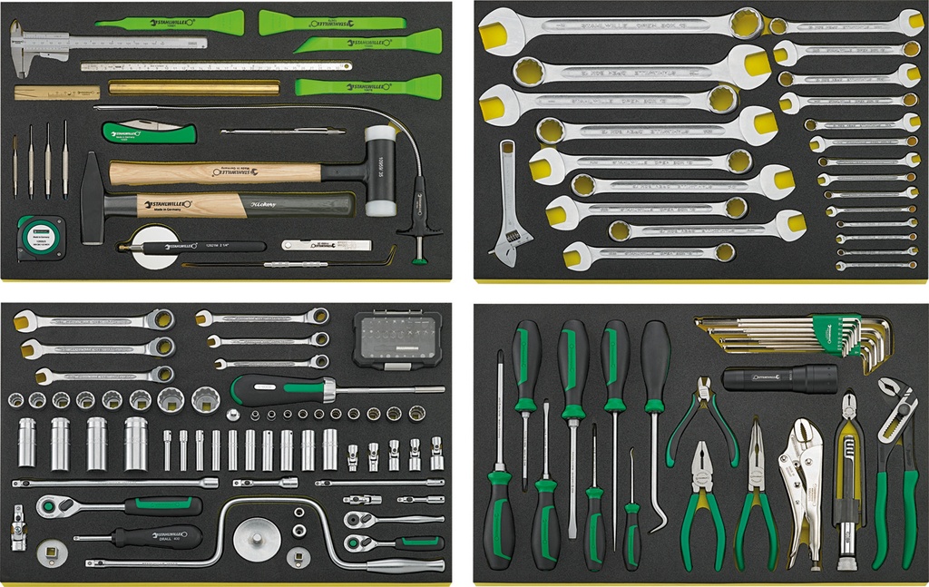 Stahlwille 13214A WW TOOL SET IN TOOL-CONTROL TRAY-SYSTEM