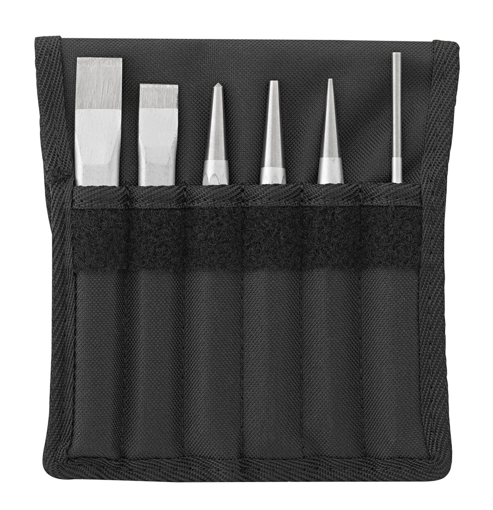 Stahlwille Chisel, drift punch, pin punch and center punch set, 6pcs, 102-108/6 (98812203)