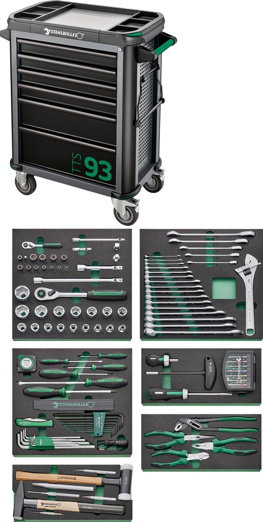 Stahlwille 93/157QR TOOL SET IN TOOL-CONTROL TRAY-SYSTEM