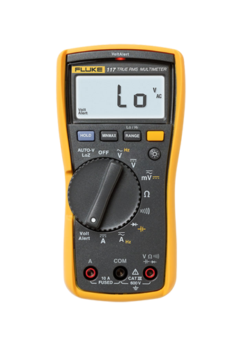 Fluke 117 Electrician's Multimeter with Non-Contact Voltage, w/calibration (FLUKE-117 CAL)