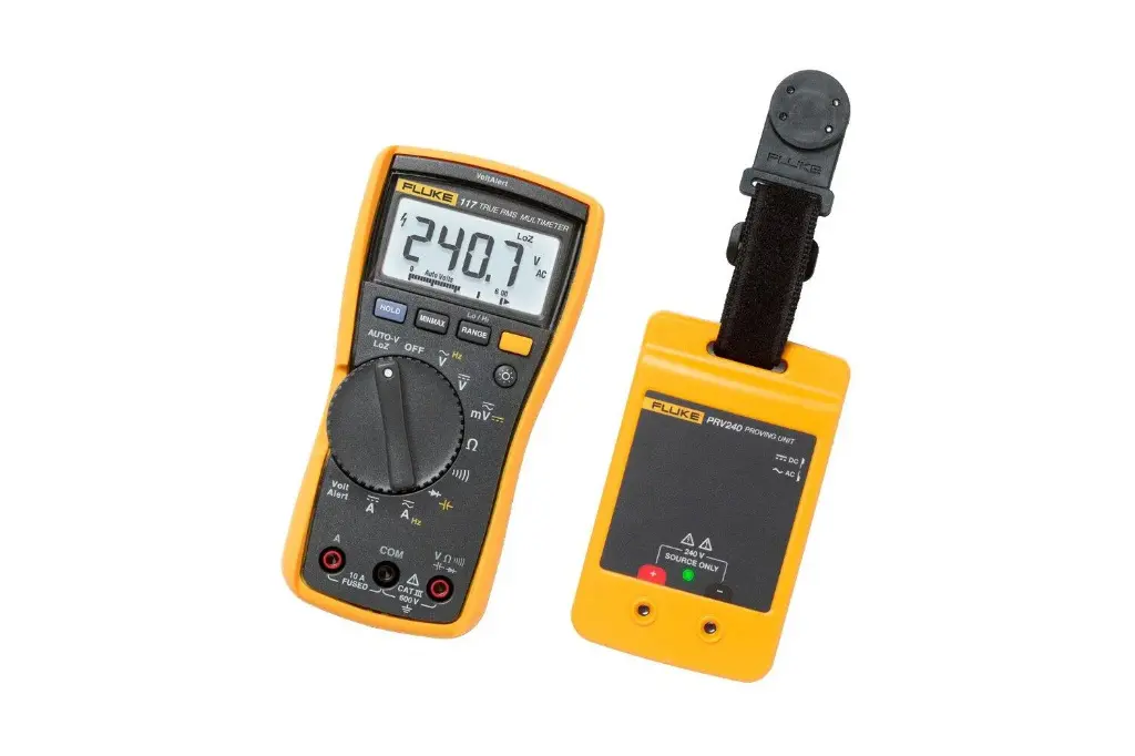 Fluke 117 Multimeter and PRV240 Proving Unit Kit (FLUKE-117/PRV240)