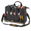CLC SOFTSIDE TOOL CARRIER 25 Pocket - 16" Tote Bag with Top Plastic Tray  