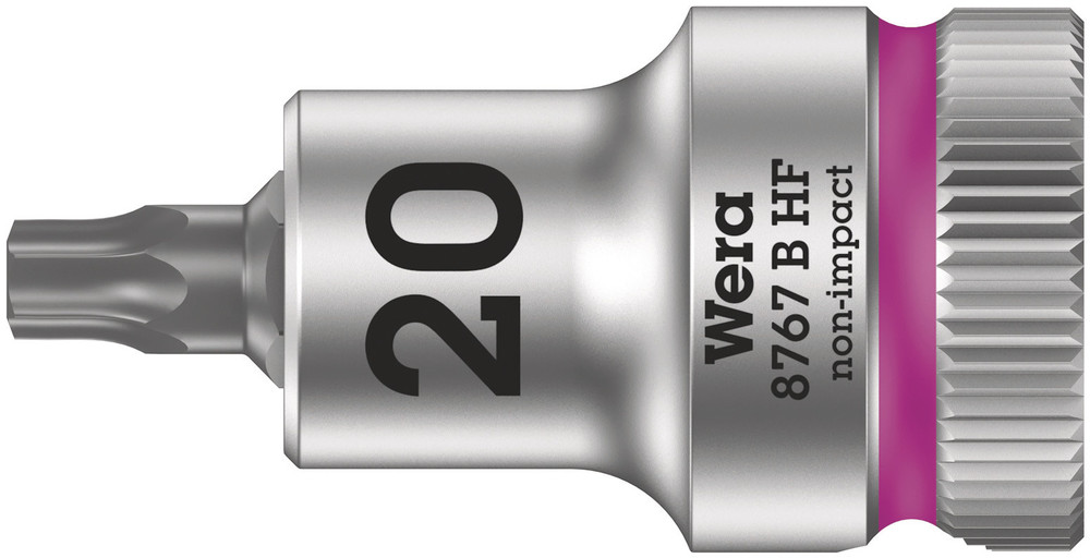 Wera 05003061001 8767 B HF TORX® Zyklop Bit Socket w/Holding Function, 3/8" Dr, TX 20 X 35 mm