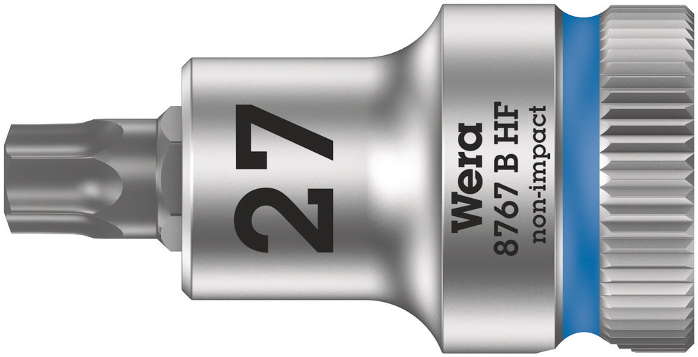 Wera 05003064001 8767 B HF TORX® Zyklop Bit Socket w/Holding Function, 3/8" Dr, TX 27 X 35 mm