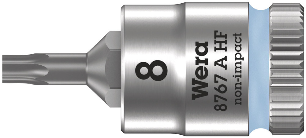 Wera 05003360001 8767 A HF TORX® Zyklop Bit Socket w/Holding Function, 1/4" Dr, TX 8 X 28 mm