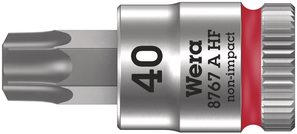 Wera 05003371001 8767 A HF TORX® Zyklop Bit Socket w/Holding Function, 1/4" Dr, TX 40 X 28 mm