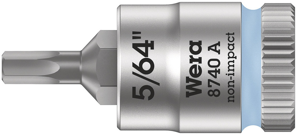 Wera 05003380001 8740 A Zyklop Bit Socket, 1/4" Dr, 5/64" X 28 mm