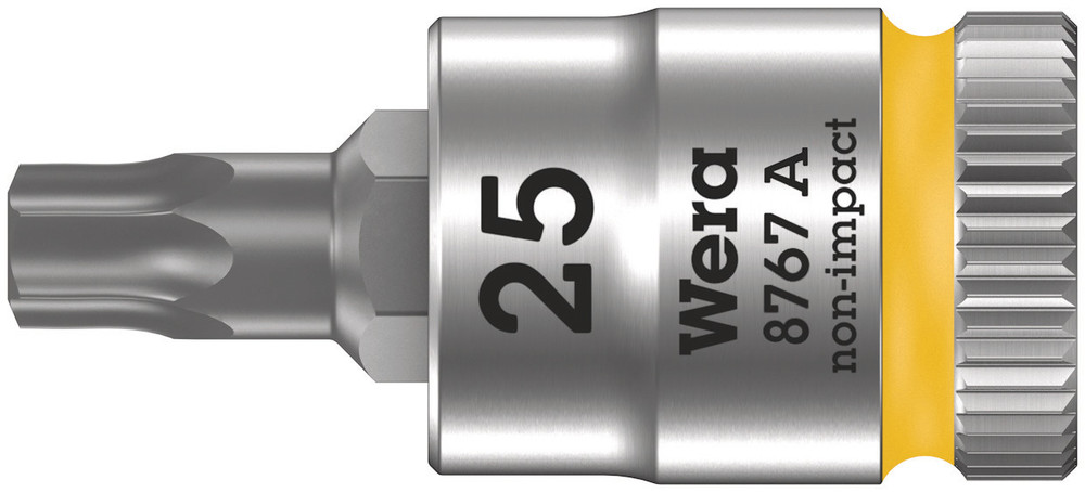 Wera 05003392001 8767 A TORX® Zyklop Bit Socket, 1/4" Dr, TX 25 X 28 mm