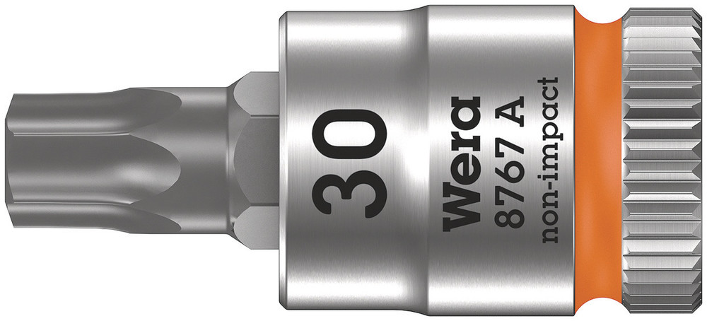 Wera 05003393001 8767 A TORX® Zyklop Bit Socket, 1/4" Dr, TX 30 X 28 mm
