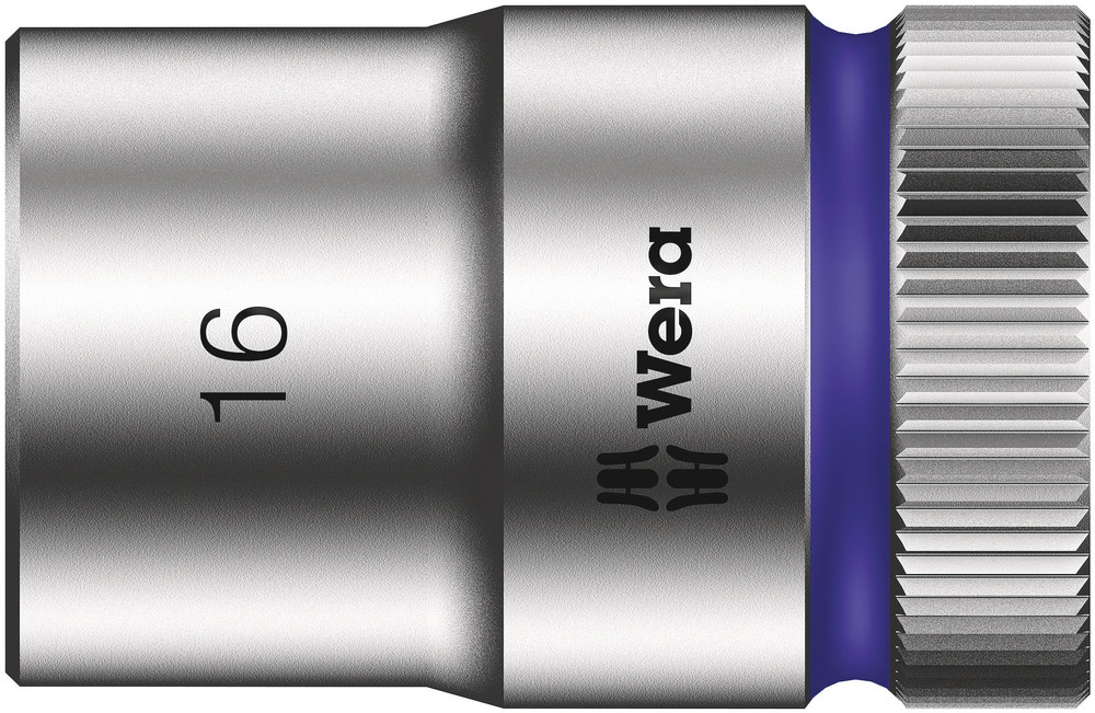 Wera 05003607001 8790 HMC Zyklop Socket With 1/2" Dr, 16 X 37 mm