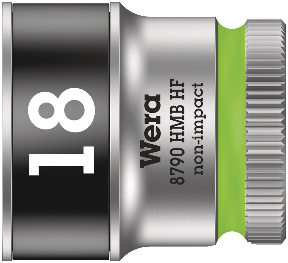 Wera 05003752001 8790 HMB HF Zyklop Socket With 3/8" Dr w/Holding Function, 18 X 29 mm