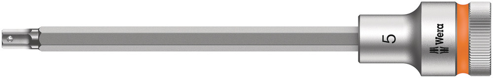 Wera 05003841001 8740 C HF Zyklop Bit Socket With 1/2" Dr w/Holding Function, 5 X 140 mm