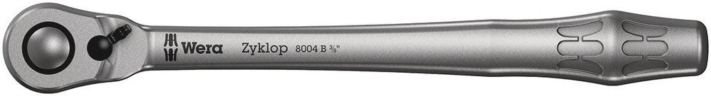 Wera 05004034001 8004 B Zyklop Metal Ratchet With Switch Lever and 3/8" Dr, 3/8" X 222 mm