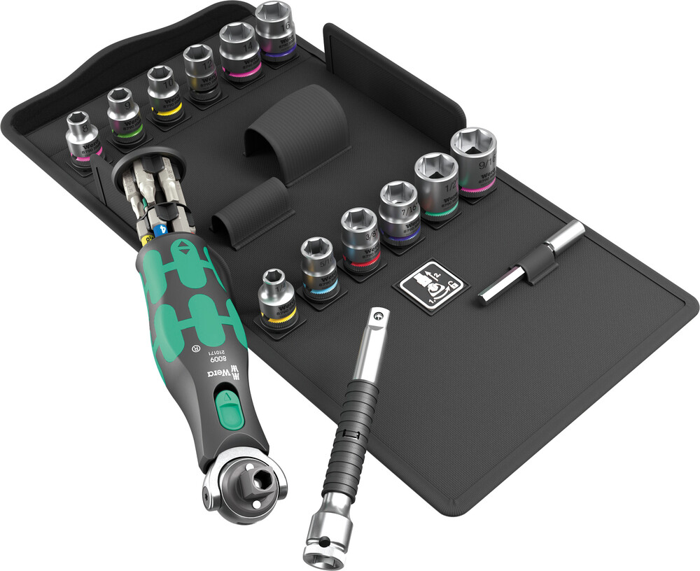 Wera 05004285001 8009 Zyklop Pocket Set 4, 27 Pc