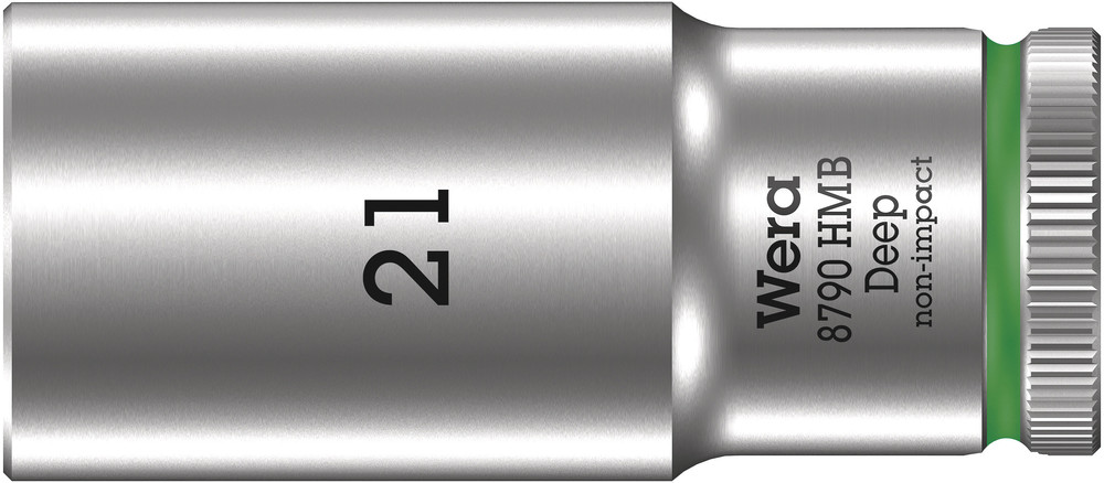Wera 05004543001 8790 HMB Deep 3/8" Socket, 21 X 64 mm