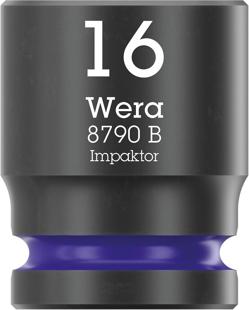 Wera 05005507001 8790 B Impaktor Socket With 3/8" Dr, 16 X 30 mm