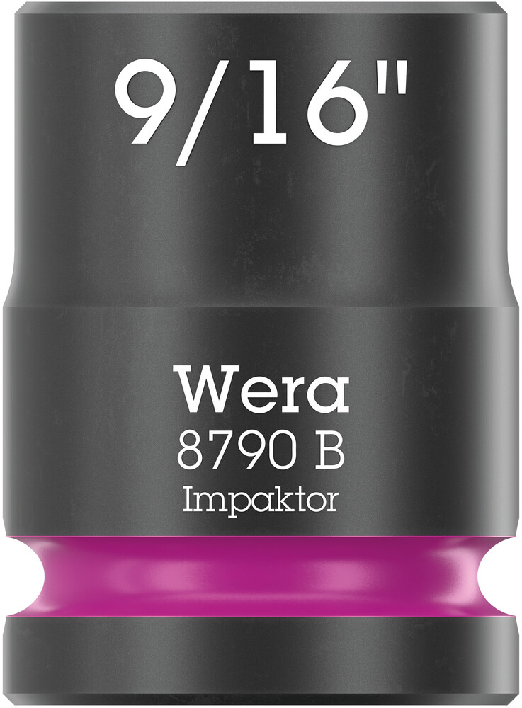 Wera 05005519001 8790 B Impaktor Socket With 3/8" Dr, 9/16" X 30 mm