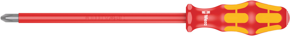 Wera 05006158001 162 I PH VDE Insulated Screwdriver For Phillips Screws, PH 4 X 200 mm