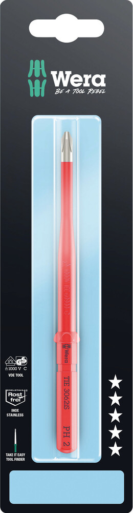 Wera 05006580001 KK VDE 3062 iS PH 1 x 157 mm TIE SB