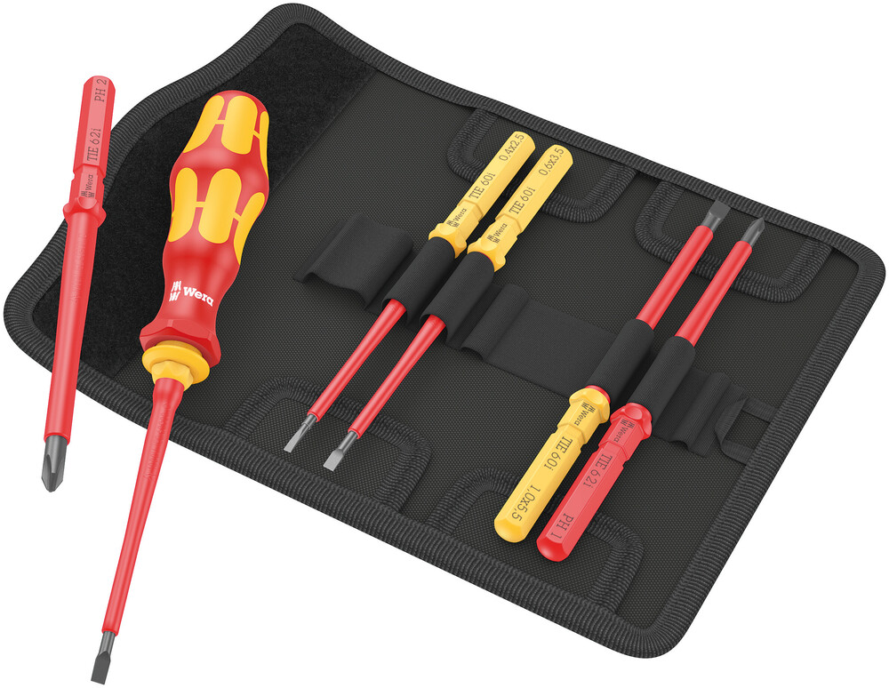 Wera 05006600001 KK VDE 7 TIE Universal 1 Screwdriver Set