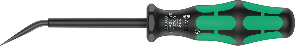 Wera 05008102001 338 Actuation Tool For Terminal Blocks (Spring Cages), 0.6 X 3.5 X 81 mm