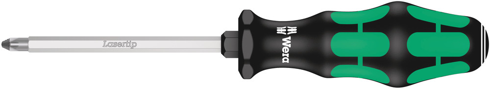 Wera 05009342001 355 SK PZ Screwdriver For Pozidriv Screws, PZ 2 X 100 mm