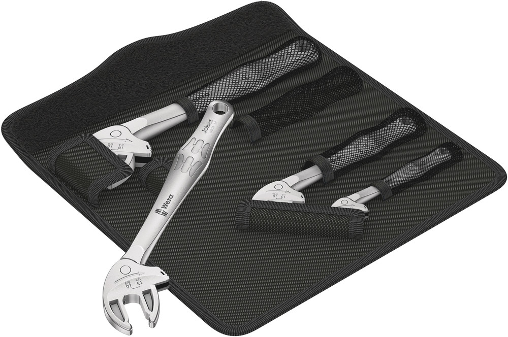 Wera 6004 Joker 4 Set 1 Self-Setting Spanner Set, 4 Pc