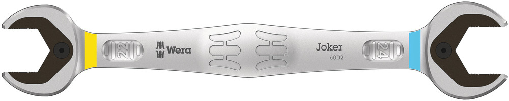 Wera 05020261001 6002 Joker Double Open-Ended Wrenches, 22 X 24 X 260.5 mm