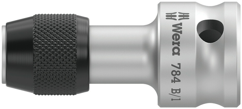 Wera 05042755001 784 B 3/8" Adaptor With Quick-Release Chuck, 784 B/1 X 1/4" X 43 mm