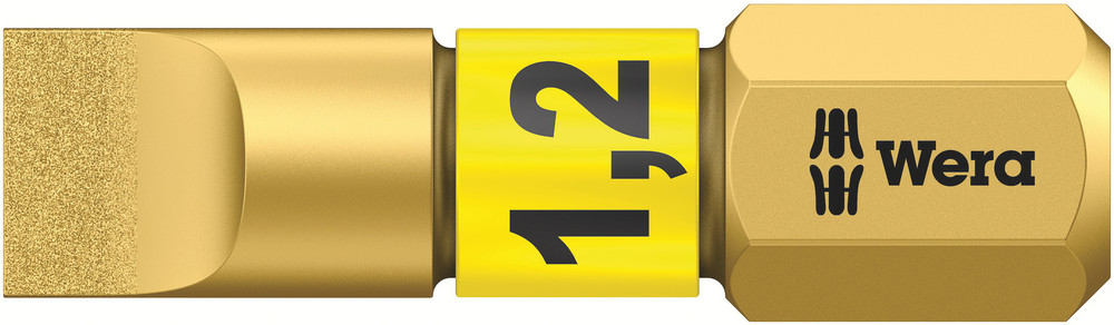Wera 05056176001 800/1 BDC Bits, 1.2 X 6.5 X 25 mm