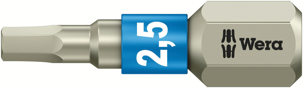 Wera 05071072001 3840/1 TS Bits, Stainless, 2.5 X 25 mm