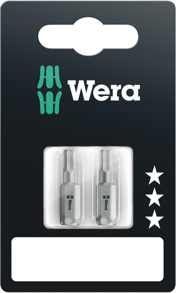 Wera 05073053001 840/1 Z Bits SB, 4 X 25 mm, 2 Pc