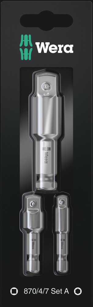 Wera 05073200001 870/4/7 Set A SB, 3 Pc