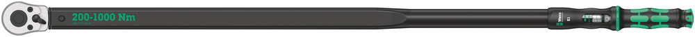Wera 05075630001 Click-Torque E 1 Torque Wrench With Reversible Ratchet, 200-1000 Nm, 3/4" X 200-1000 Nm