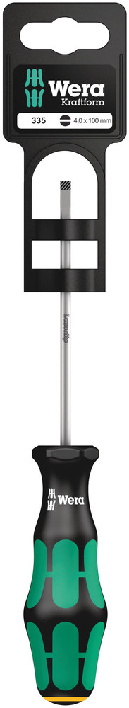 Wera 05100043001 335 SB Slotted Screwdriver, 0.8 X 4 X 100 mm