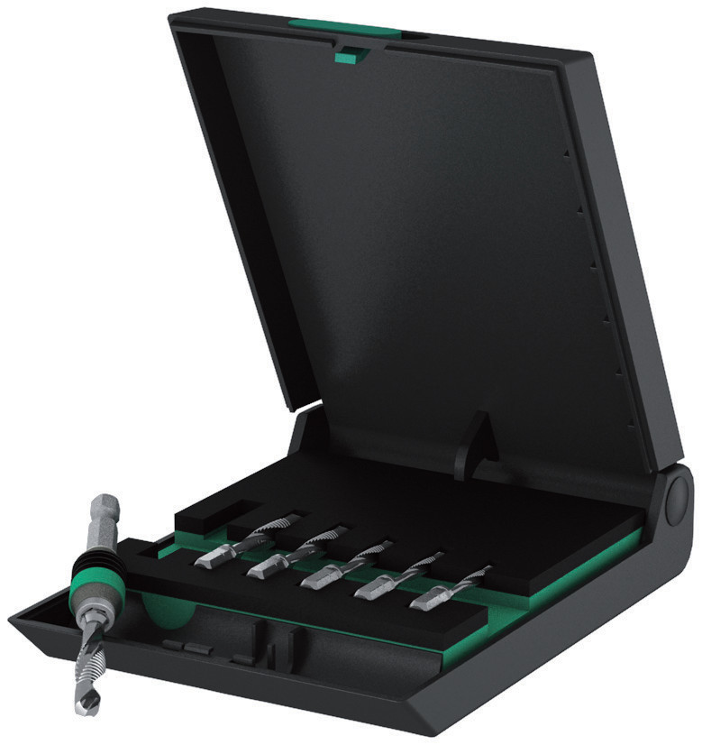 Wera 05104651001 847/7 Set Combination Drill Bits Set, 7 Pc