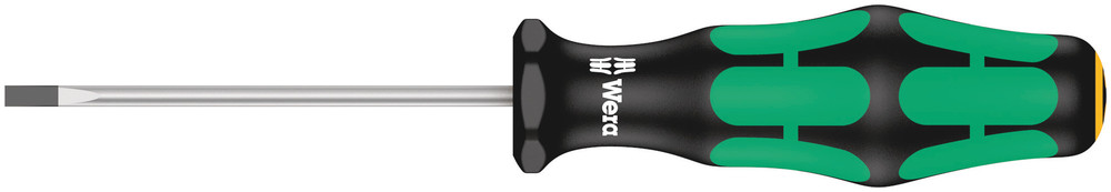 Wera 05110000001 335 Screwdriver For Slotted Screws, 0.4 X 2.5 X 60 mm