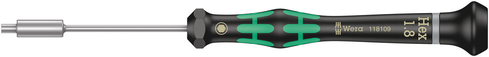 Wera 05118109001 2069 Nut Driver For Electronic Applications, 1.8 X 60 mm