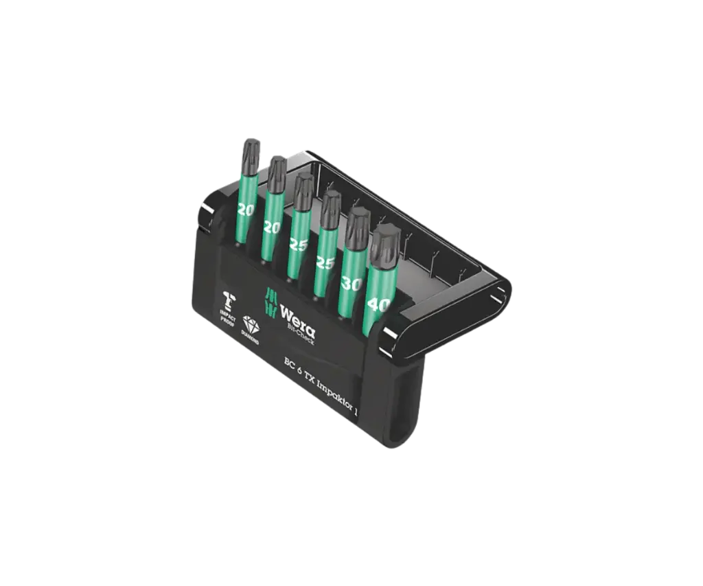 Wera 05136382001 *Bit-Check 6 TX Impaktor 1 SB * 