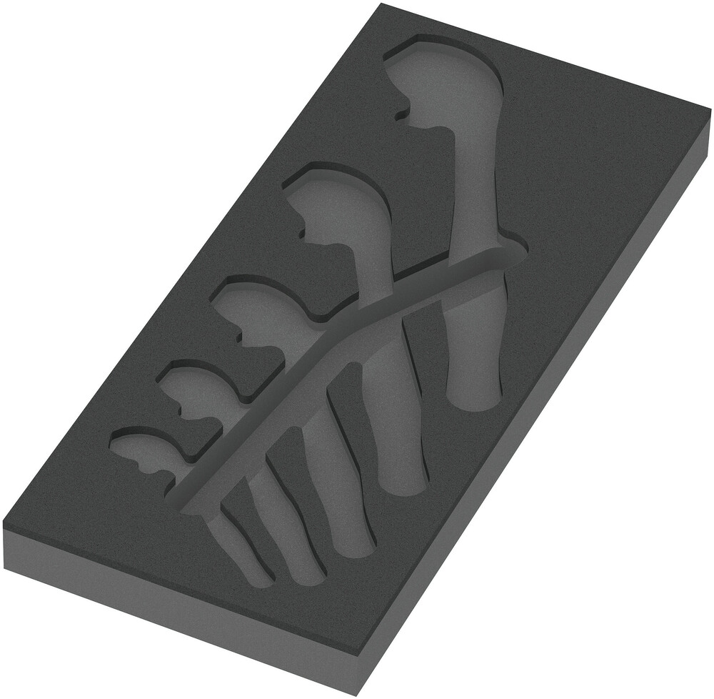 Wera 05137332001 9832 Foam Insert 6004 Joker Set 1, Empty, 172 X 30 X 392 mm