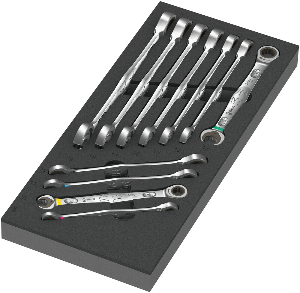Wera 05150120001 9730 Foam Insert 6000 Joker Set 1, 11 Pc
