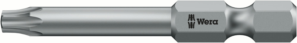 Wera 05204126001 867/4 IPR TORX Plus® Bits With Bore Hole, 20 IPR X 50 mm